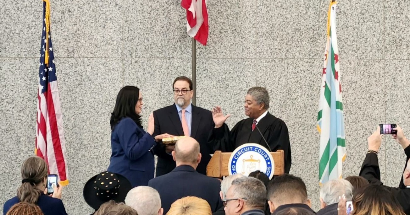 Clerk Spyropoulos Takes Oath Pledges to Open Doors to Justice System